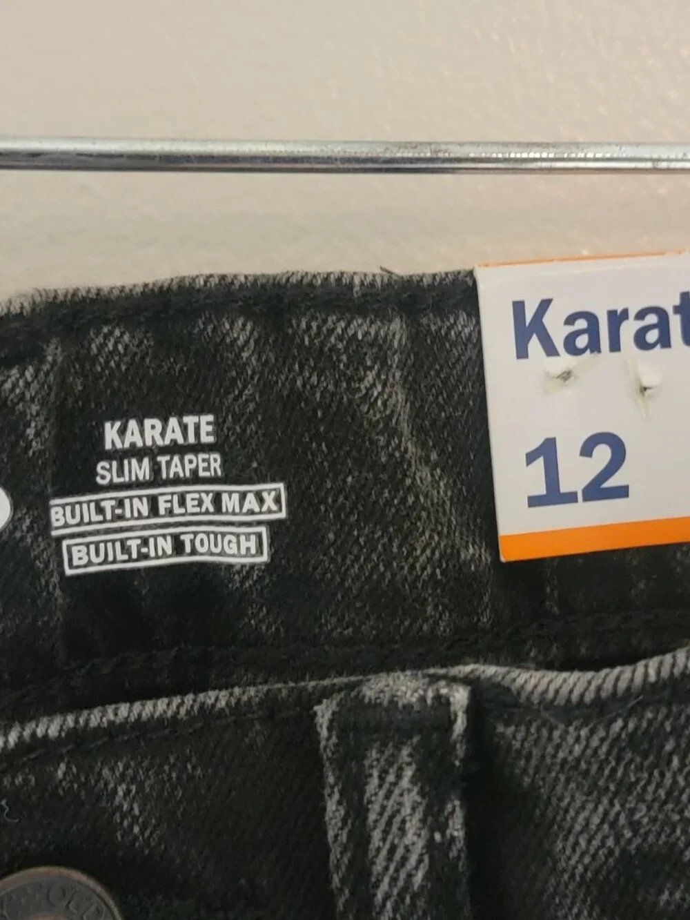 NEW OLD NAVY Karate Slim Taper Built-In Flex Jeans Boys 12 Slim Denim